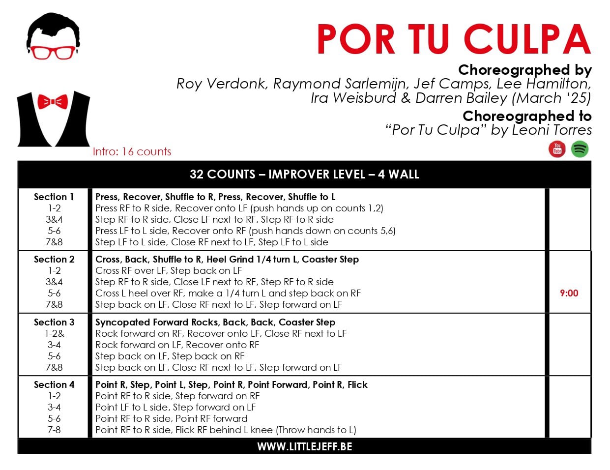 Por Tu Culpa (Roy, Raymond, Jef, Lee, Ira & Darren)